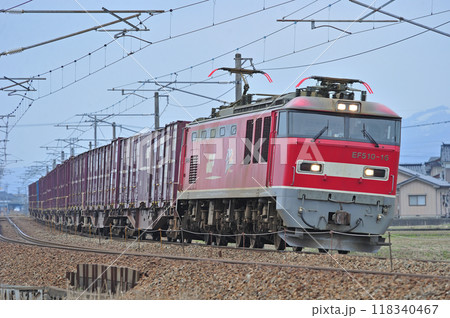 北陸本線 西高岡ー高岡 JR貨物 EF510-16(富山) 北陸本線 西高岡ー高岡 JR貨物 EF510-16(富山) 118340467