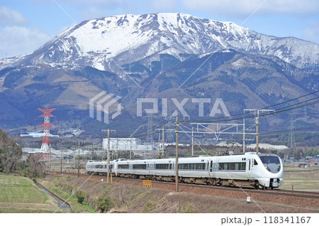 東海道本線　近江長岡ー柏原　JR西日本　683系　S01編成（金沢）　しらさぎ　 118341167