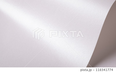 Pink and white paper texture with curved design Elegant sheet with glossy fold, rich structure, and Pink and white paper texture with curved design Elegant sheet with glossy fold, rich structure, and 118341774