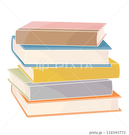 stack of books color vector illustration stack of books color vector illustration 118343772