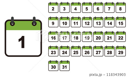 カレンダー,年,カレンダー素材 カレンダー,年,カレンダー素材 118343903