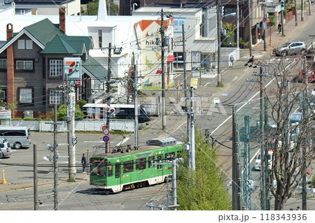 札幌の電車通り 札幌の電車通り 118343936