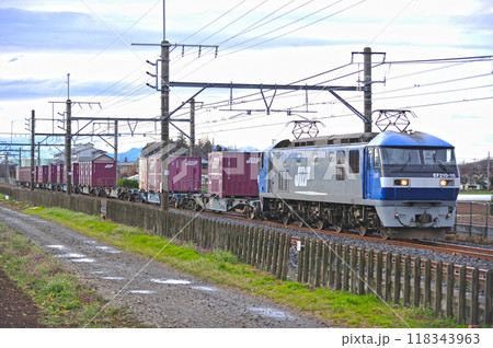 高崎線 岡部ー深谷 JR貨物 EF210-18(岡山) 高崎線 岡部ー深谷 JR貨物 EF210-18(岡山) 118343963