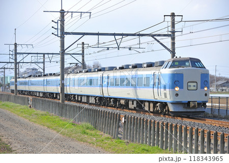 高崎線 岡部ー深谷 JR東日本 183系 マリ31編成(幕張) 団体 高崎線 岡部ー深谷 JR東日本 183系 マリ31編成(幕張) 団体 118343965