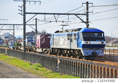 高崎線 岡部ー深谷 JR貨物 EF210-126(岡山) 高崎線 岡部ー深谷 JR貨物 EF210-126(岡山) 118343980