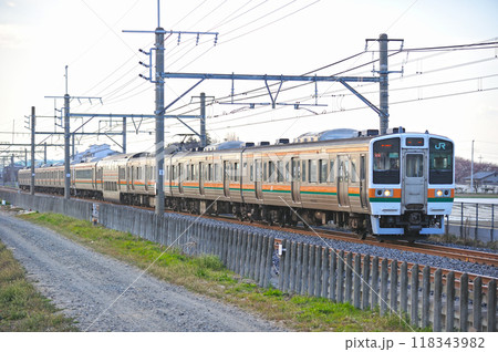 高崎線　岡部ー深谷　JR東日本　211系　C3編成（高崎） 118343982