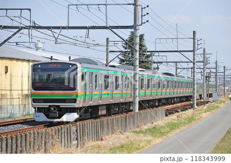 高崎線　深谷ー岡部　JR東日本　E231系1000番台　U532編成（小山） 118343999
