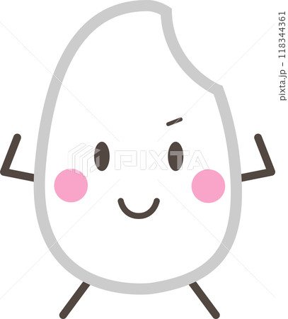 笑顔でガッツポーズをする米 笑顔でガッツポーズをする米 118344361