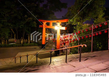 Fushimi Inari Taisha by night, in Kyoto, Japan Fushimi Inari Taisha by night, in Kyoto, Japan 118345493