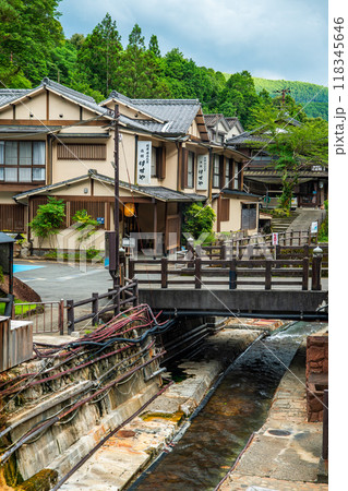 Yunomine onsen Yuzutsu, onsen village in Wakayama, Japan 118345646