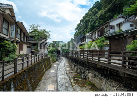 Yunomine onsen Yuzutsu, onsen village in Wakayama, Japan 118345881