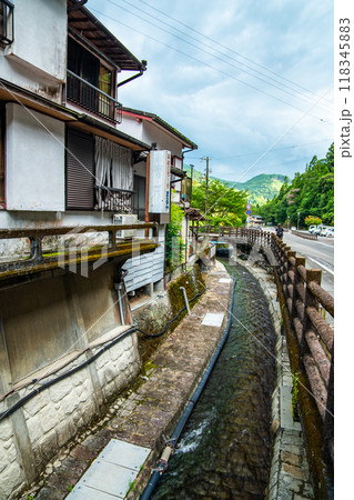 Yunomine onsen Yuzutsu, onsen village in Wakayama, Japan 118345883