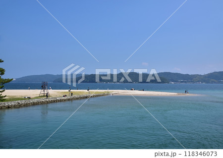 丹後半島・天橋立の砂州 丹後半島・天橋立の砂州 118346073