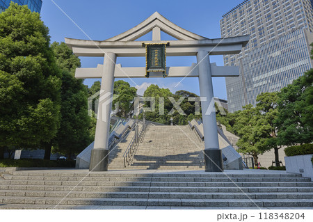 永田町 山王日枝神社 大鳥居 永田町 山王日枝神社 大鳥居 118348204