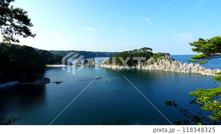 展望台から見た浄土ヶ浜 118348325