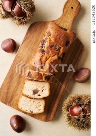 マロンパウンドケーキ マロンパウンドケーキ 118348620