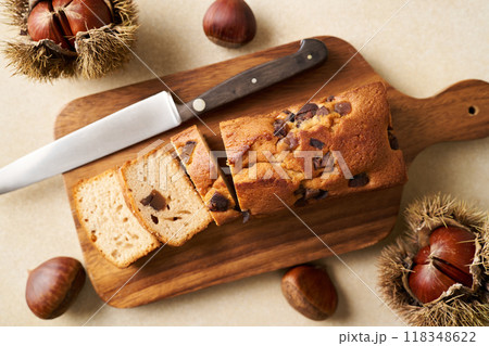 マロンパウンドケーキ 118348622