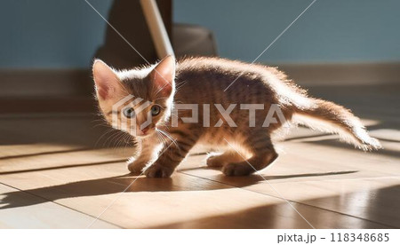 警戒する子猫2 警戒する子猫2 118348685