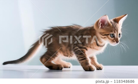 警戒する子猫3 118348686