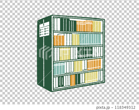 Library shelves - 4 colors 118349312