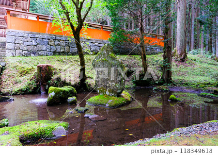 丹内山神社の神泉池 丹内山神社の神泉池 118349618