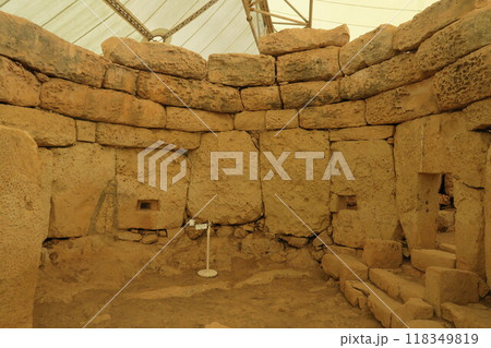 マルタの世界遺産、巨石神殿、イムナイドラ神殿 マルタの世界遺産、巨石神殿、イムナイドラ神殿 118349819