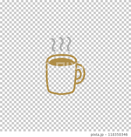 Coffee handwritten simple illustration Coffee handwritten simple illustration 118350346
