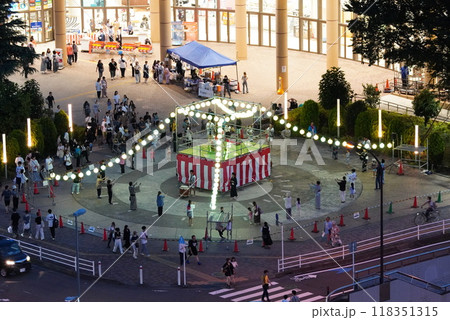 神奈川県相模原市 アリオ橋本 橋本七夕まつりの盆踊り会場 2024/8/4 118351315