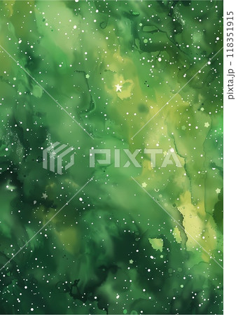 The galaxy in green with stars 118351915