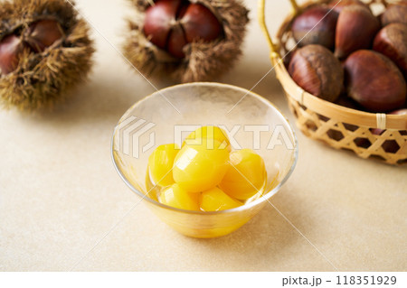 栗の甘露煮 栗の甘露煮 118351929