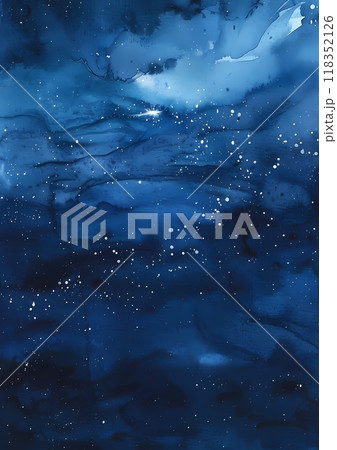 The galaxy in dark indigo blue with stars 118352126