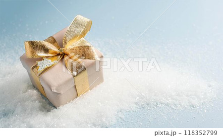 クリスマス　プレゼント　ギフト　ボックス　フレーム　背景 118352799