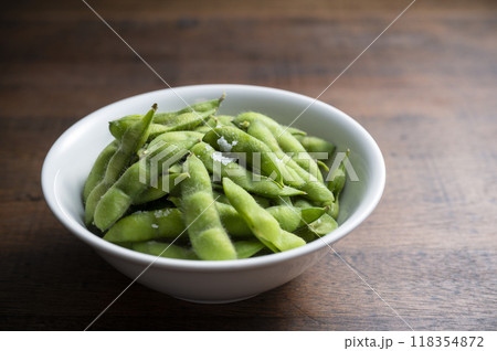 茹でた枝豆 118354872