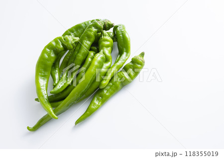 新鮮な万願寺とうがらし 118355019