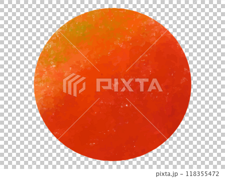 Simple red circle, single frame, circle 118355472