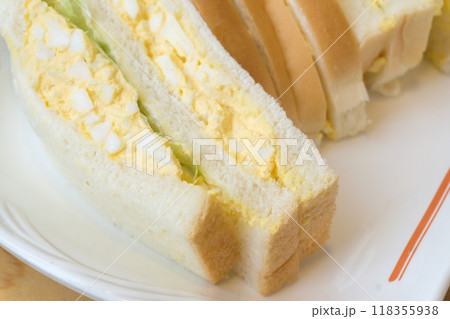 卵サンド　朝食 118355938