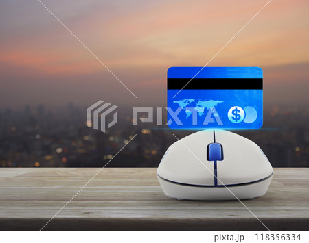 Online e-payment concept, Elements of this image furnished by NASA 118356334