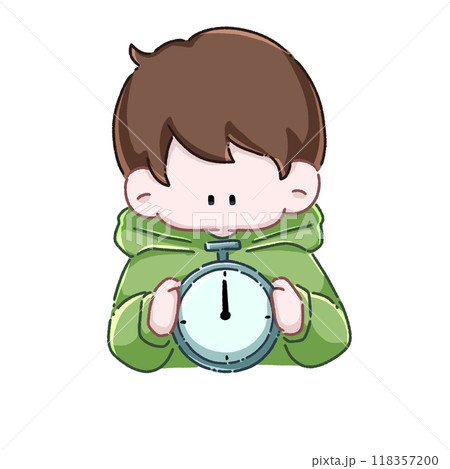 時計を見ている男性 118357200