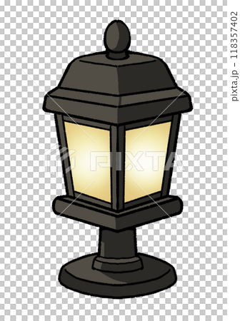 庭院燈（黑色） 118357402