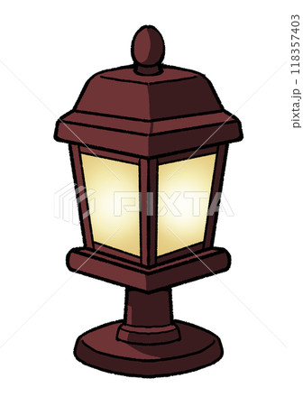 ガーデンライト（赤茶） 118357403