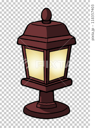 ガーデンライト（赤茶） 118357403