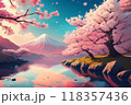 満開の桜 118357436