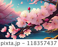 満開の桜 118357437