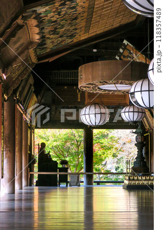 奈良・初瀬 長谷寺 礼堂・内舞台 118357489