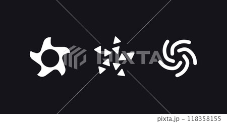 Retro futuristic elements. Y2K aesthetics Retro futuristic elements. Y2K aesthetics 118358155