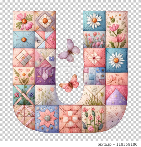 3d letter U 118358180