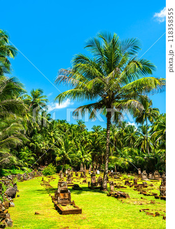 Cemetery on Ile Saint Joseph - Salvation Islands in French Guiana, South America 118358555