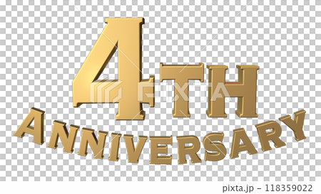 3DCG角色「4th Anniversary/4週年紀念」金、金 3DCG角色「4th Anniversary/4週年紀念」金、金 118359022