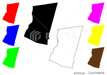 Columbia County, New York State (U.S. county, United States of America, USA, U.S., US) map vector illustration, scribble sketch Columbia map 118359649