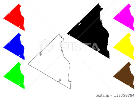Rockland County, New York State (U.S. county, United States of America, USA, U.S., US) map vector illustration, scribble sketch Rockland map 118359784
